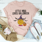 Little Miss Loves Halloween Tee Peachy Sunday