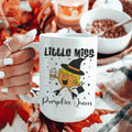 Little Miss Pumpkin Queen Ceramic Mug 15oz Peachy Sunday