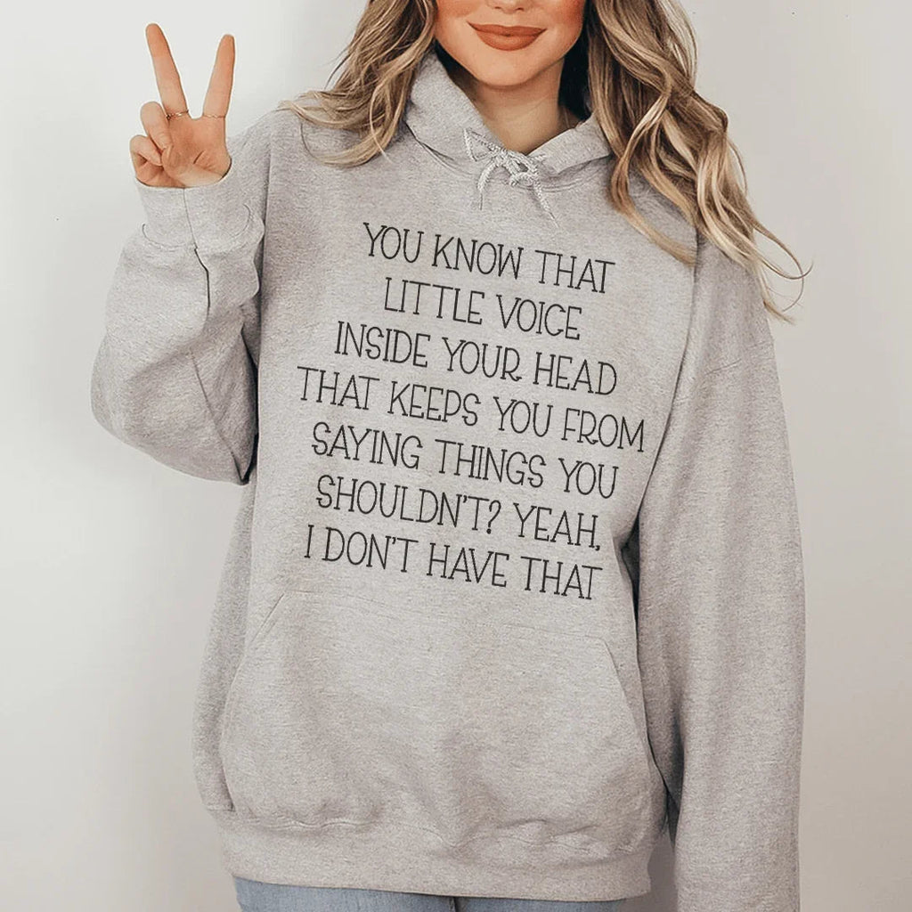 Little Voice Hoodie Peachy Sunday