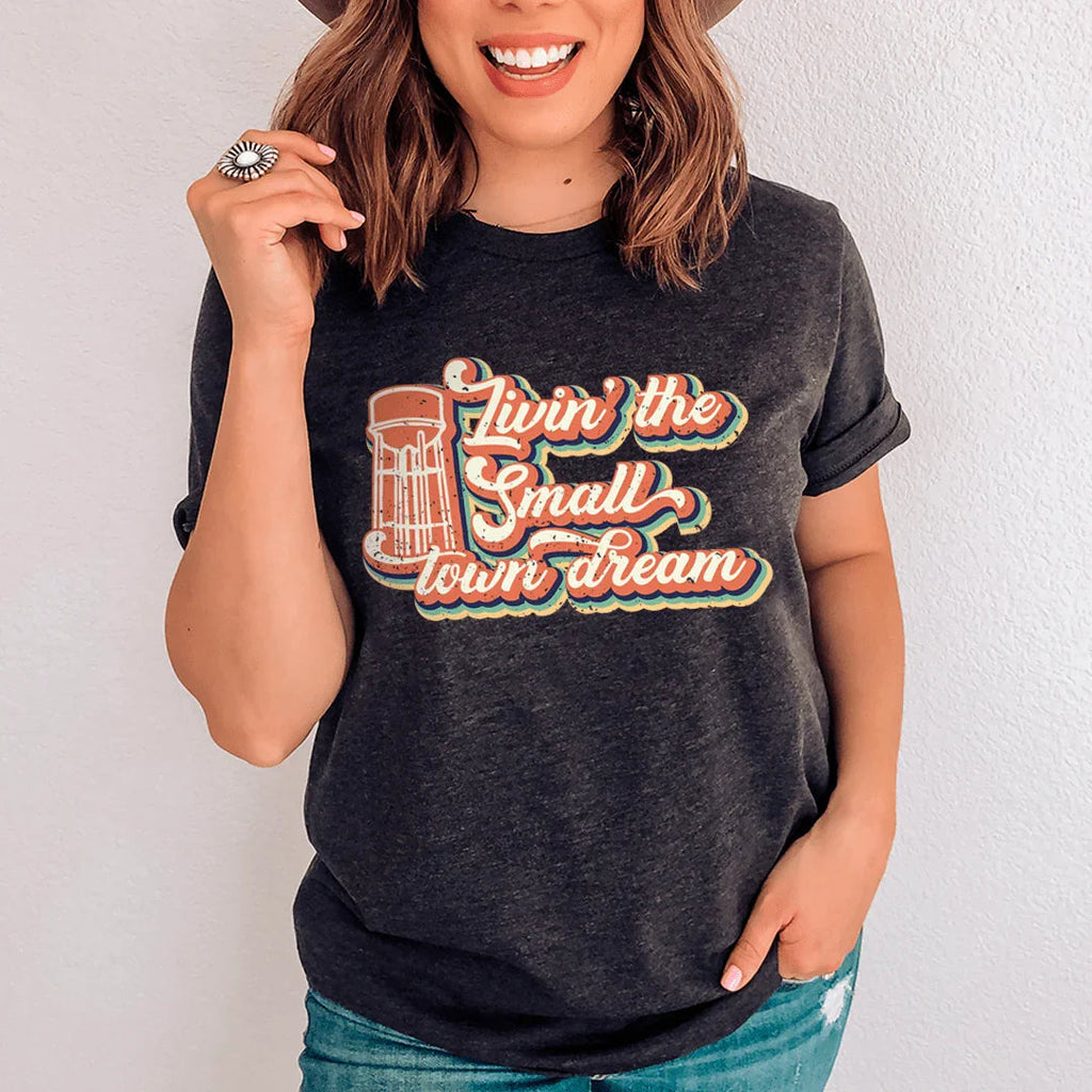 Livin' The Small Town Dream Tee - SJB-DIAMOND ELITES