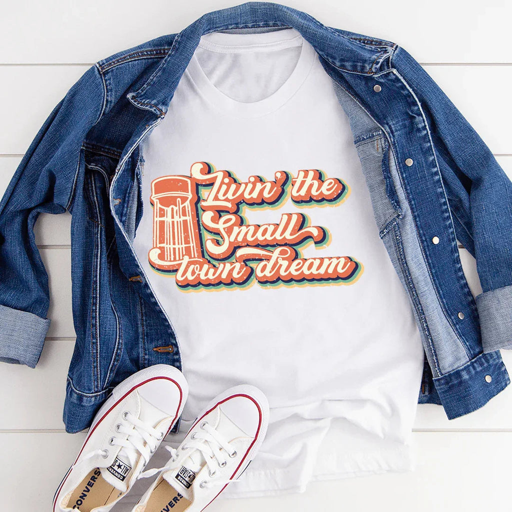 Livin' The Small Town Dream Tee - SJB-DIAMOND ELITES
