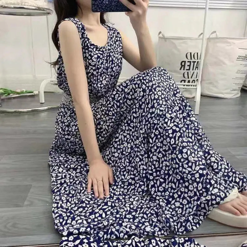 Batik Printed Cotton Dress and Skirt Combo Pi-Mart