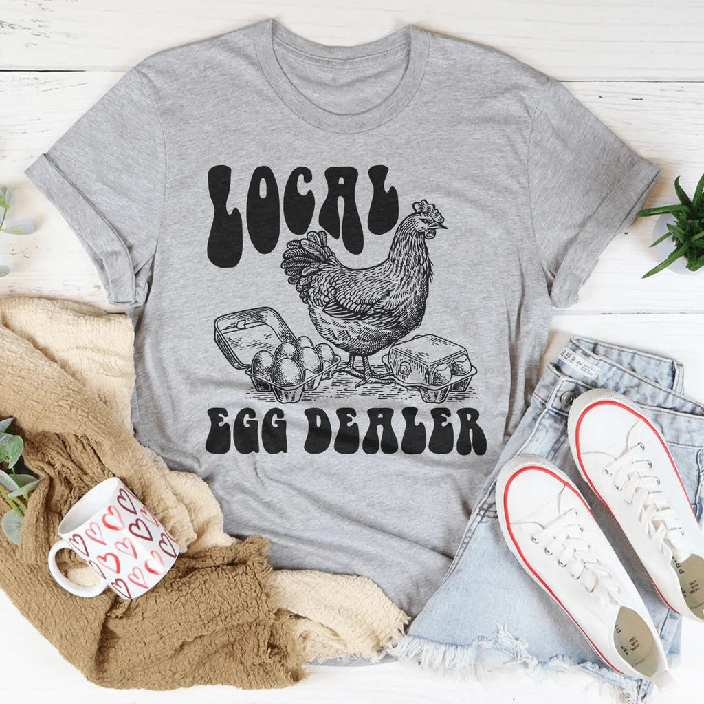 Local Egg Dealer Tee Peachy Sunday