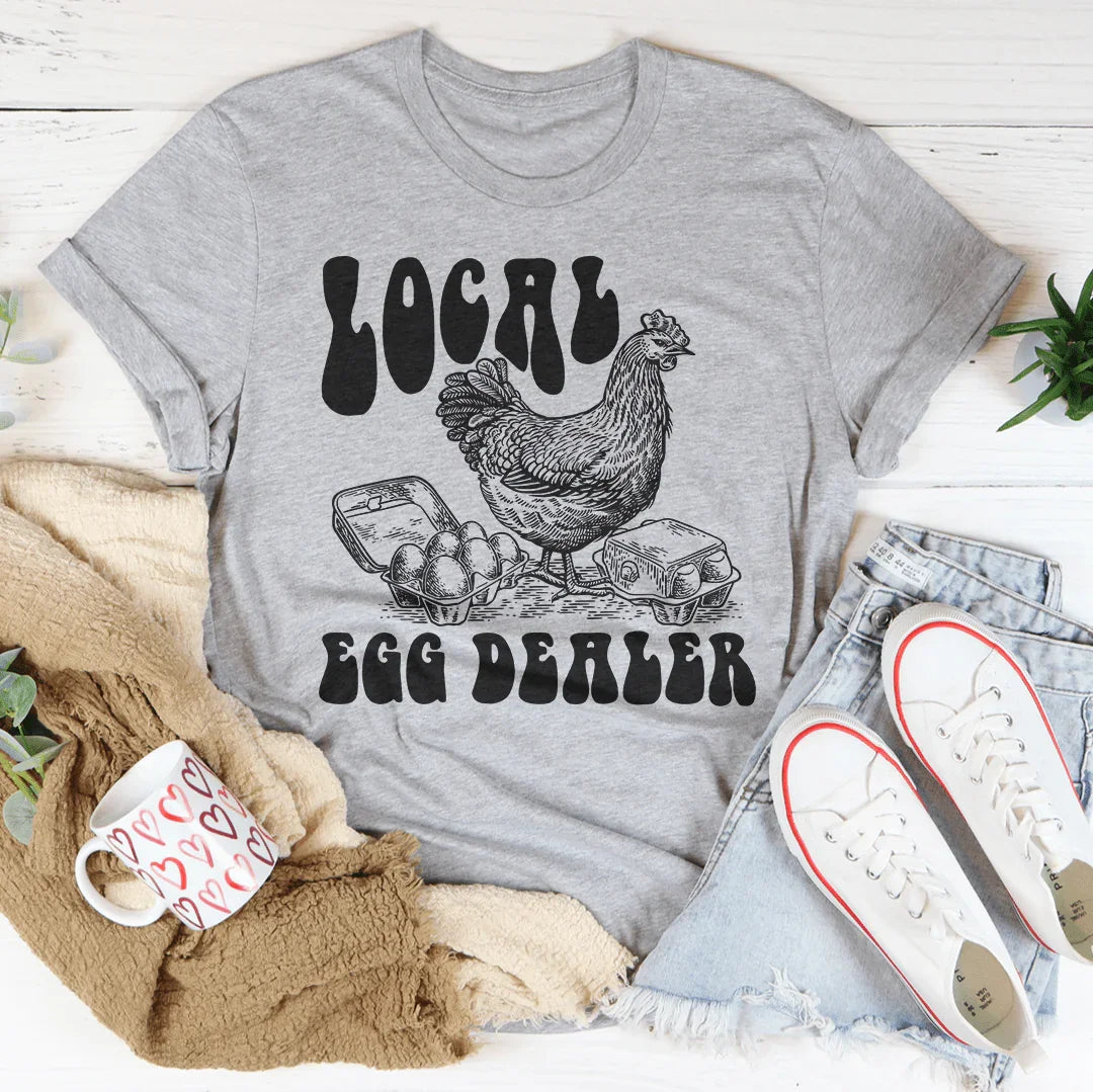 Local Egg Dealer Tee Peachy Sunday