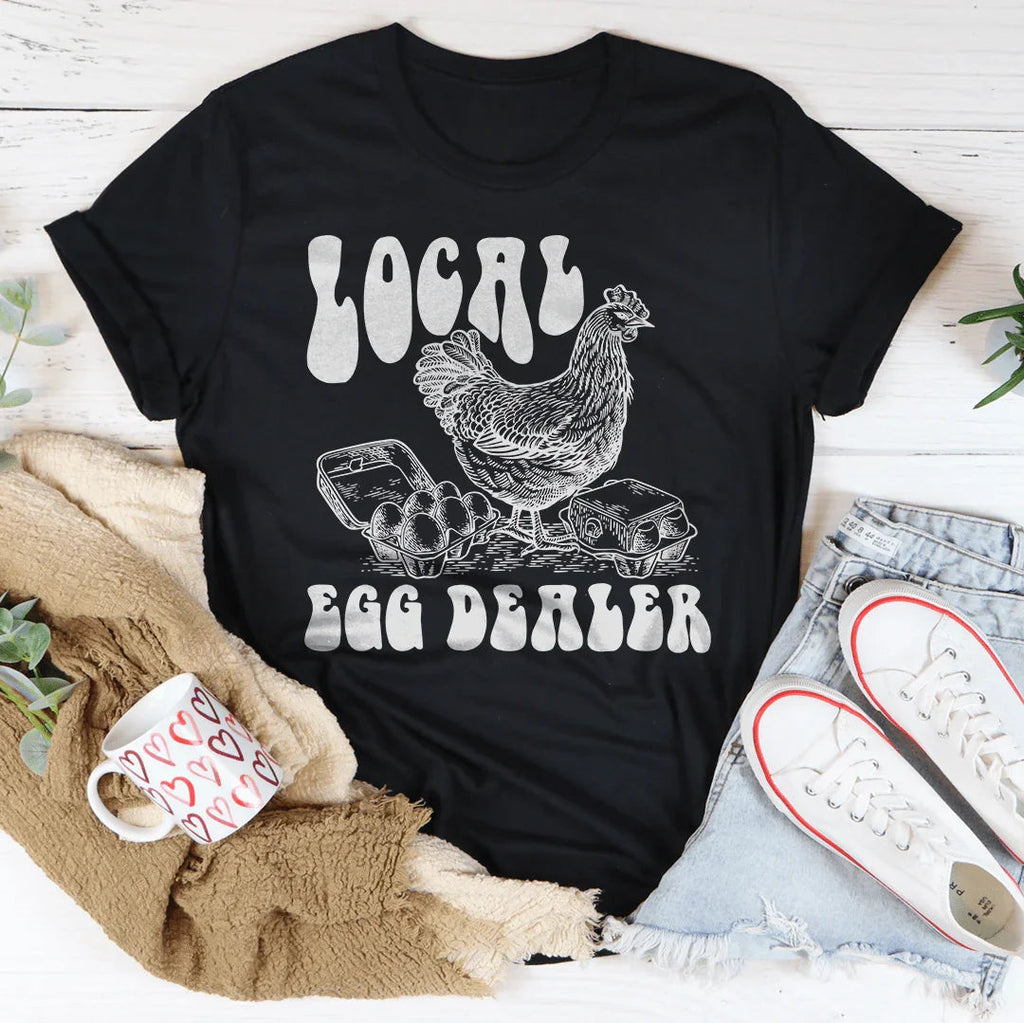 Local Egg Dealer Tee Peachy Sunday