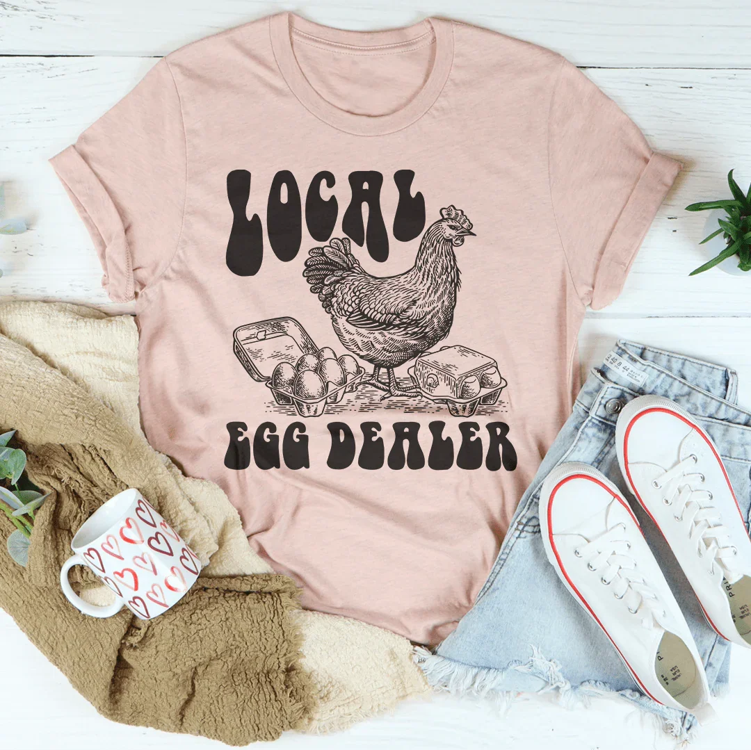 Local Egg Dealer Tee Peachy Sunday