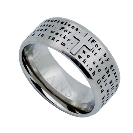 Silver Logos Ring KingdomWear