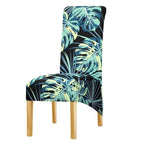 Long Backrest High Elastic Chair Cover European Backrest Seat Cover Home Washable Living Room Restaurant Hotel Party Banquet Dining Chair Cover Stretch Chair Slipcover, Spandex Elastic Removable Washable Chair Seat Covers Protector for Dining Room Stevvex