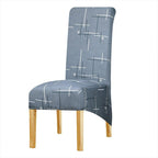 Long Backrest High Elastic Chair Cover European Backrest Seat Cover Home Washable Living Room Restaurant Hotel Party Banquet Dining Chair Cover Stretch Chair Slipcover, Spandex Elastic Removable Washable Chair Seat Covers Protector for Dining Room Stevvex