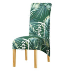Long Backrest High Elastic Chair Cover European Backrest Seat Cover Home Washable Living Room Restaurant Hotel Party Banquet Dining Chair Cover Stretch Chair Slipcover, Spandex Elastic Removable Washable Chair Seat Covers Protector for Dining Room Stevvex