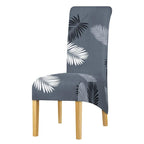 Long Backrest High Elastic Chair Cover European Backrest Seat Cover Home Washable Living Room Restaurant Hotel Party Banquet Dining Chair Cover Stretch Chair Slipcover, Spandex Elastic Removable Washable Chair Seat Covers Protector for Dining Room Stevvex