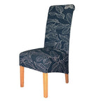 Long Backrest High Elastic Chair Cover European Backrest Seat Cover Home Washable Living Room Restaurant Hotel Party Banquet Dining Chair Cover Stretch Chair Slipcover, Spandex Elastic Removable Washable Chair Seat Covers Protector for Dining Room Stevvex