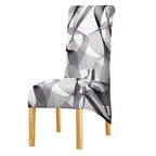 Long Backrest High Elastic Chair Cover European Backrest Seat Cover Home Washable Living Room Restaurant Hotel Party Banquet Dining Chair Cover Stretch Chair Slipcover, Spandex Elastic Removable Washable Chair Seat Covers Protector for Dining Room Stevvex