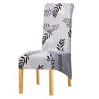 Long Backrest High Elastic Chair Cover European Backrest Seat Cover Home Washable Living Room Restaurant Hotel Party Banquet Dining Chair Cover Stretch Chair Slipcover, Spandex Elastic Removable Washable Chair Seat Covers Protector for Dining Room Stevvex
