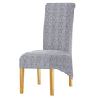 Long Backrest High Elastic Chair Cover European Backrest Seat Cover Home Washable Living Room Restaurant Hotel Party Banquet Dining Chair Cover Stretch Chair Slipcover, Spandex Elastic Removable Washable Chair Seat Covers Protector for Dining Room Stevvex