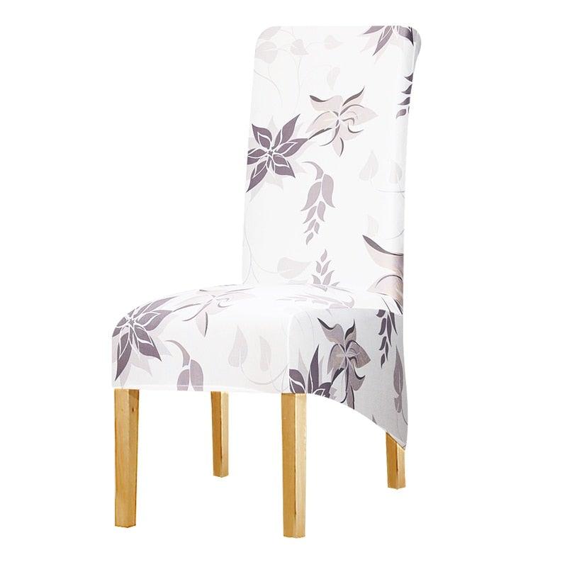 Long Backrest High Elastic Chair Cover European Backrest Seat Cover Home Washable Living Room Restaurant Hotel Party Banquet Dining Chair Cover Stretch Chair Slipcover, Spandex Elastic Removable Washable Chair Seat Covers Protector for Dining Room Stevvex