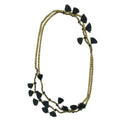 Long Cotton Tassel Necklace 23" Handmade Boho Indian Style Zinc Alloy Beads BandsCo Straps