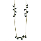 Long Cotton Tassel Necklace 23" Handmade Boho Indian Style Zinc Alloy Beads BandsCo Straps