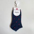 Long Cute Socks Women Cotton Love Heart With Print Kawaii Beautiful Ladies Designer Socks Winter Warm Socks High Art Warm Socks For Men And Women Stevvex