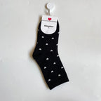 Long Cute Socks Women Cotton Love Heart With Print Kawaii Beautiful Ladies Designer Socks Winter Warm Socks High Art Warm Socks For Men And Women Stevvex