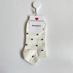 Long Cute Socks Women Cotton Love Heart With Print Kawaii Beautiful Ladies Designer Socks Winter Warm Socks High Art Warm Socks For Men And Women Stevvex