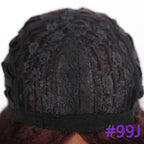 Long Kinky Straight Synthetic Wigs for Black Women