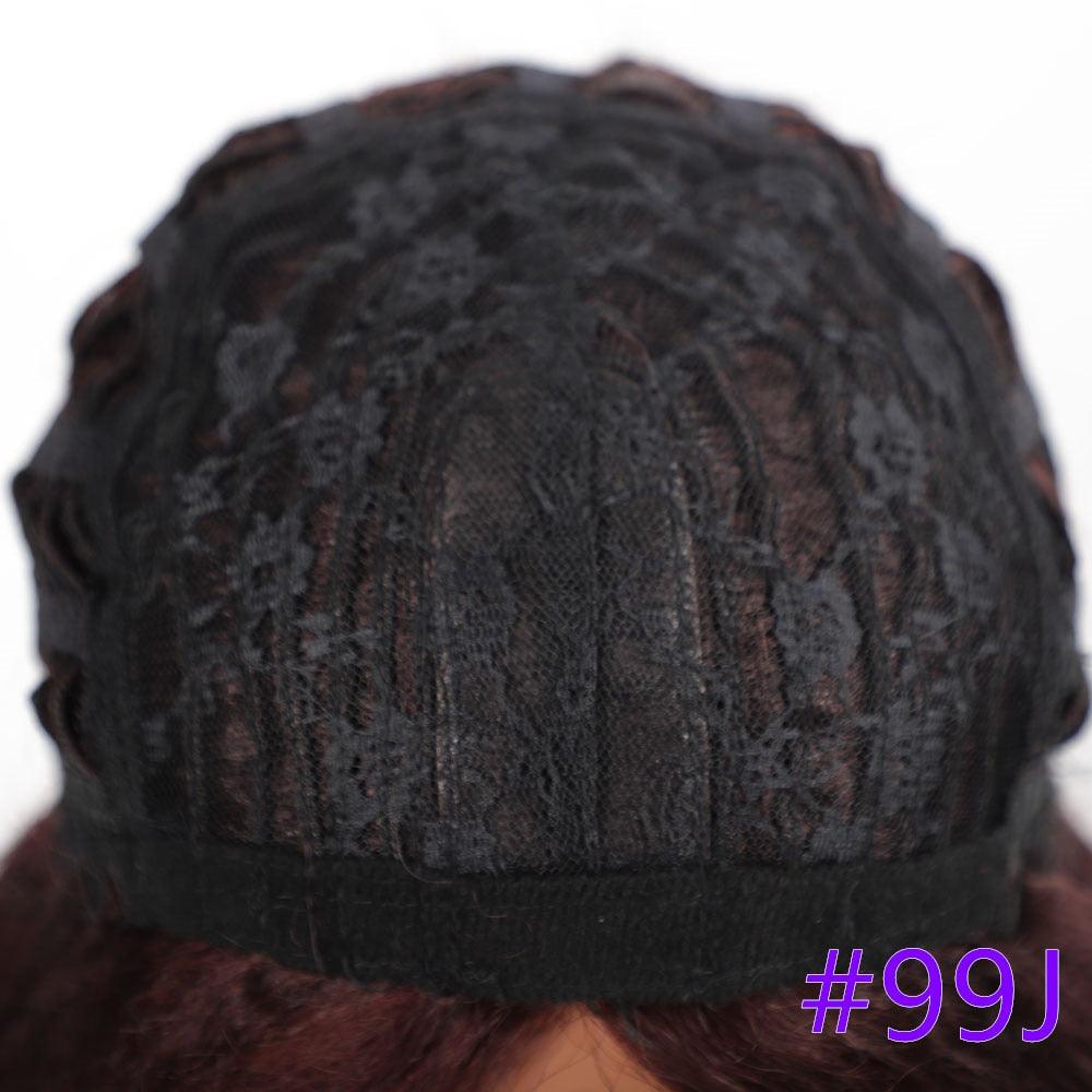 Long Kinky Straight Synthetic Wigs for Black Women