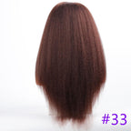 Long Kinky Straight Synthetic Wigs for Black Women