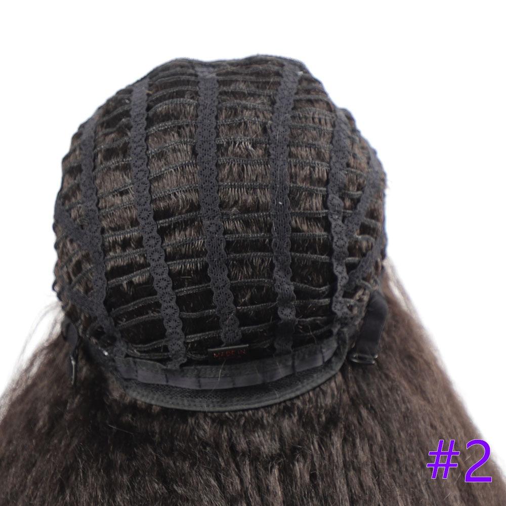 Long Kinky Straight Synthetic Wigs for Black Women