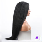 Long Kinky Straight Synthetic Wigs for Black Women