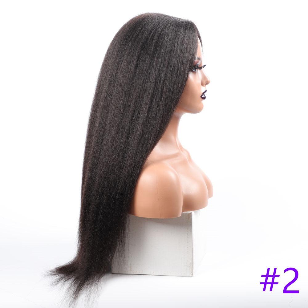Long Kinky Straight Synthetic Wigs for Black Women