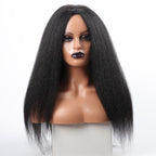 Long Kinky Straight Synthetic Wigs for Black Women