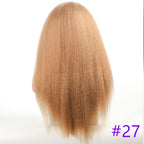 Long Kinky Straight Synthetic Wigs for Black Women