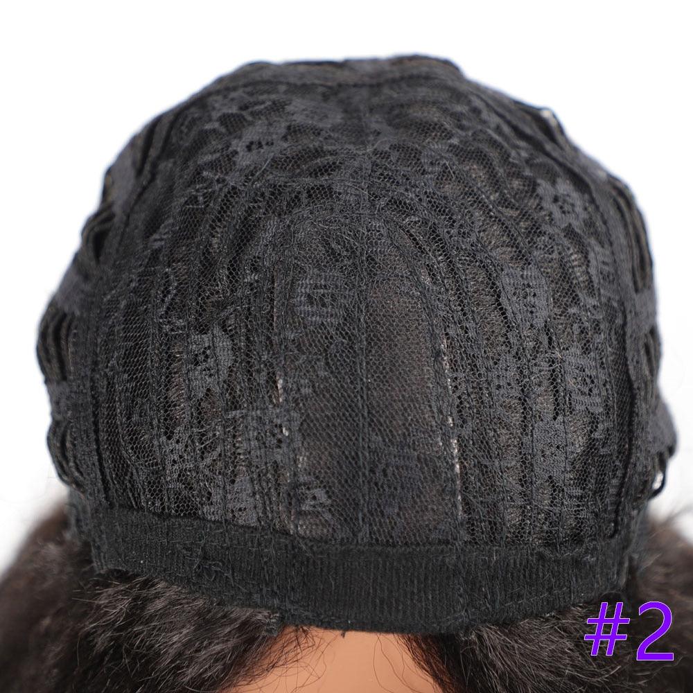 Long Kinky Straight Synthetic Wigs for Black Women