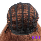 Long Kinky Straight Synthetic Wigs for Black Women