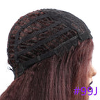 Long Kinky Straight Synthetic Wigs for Black Women