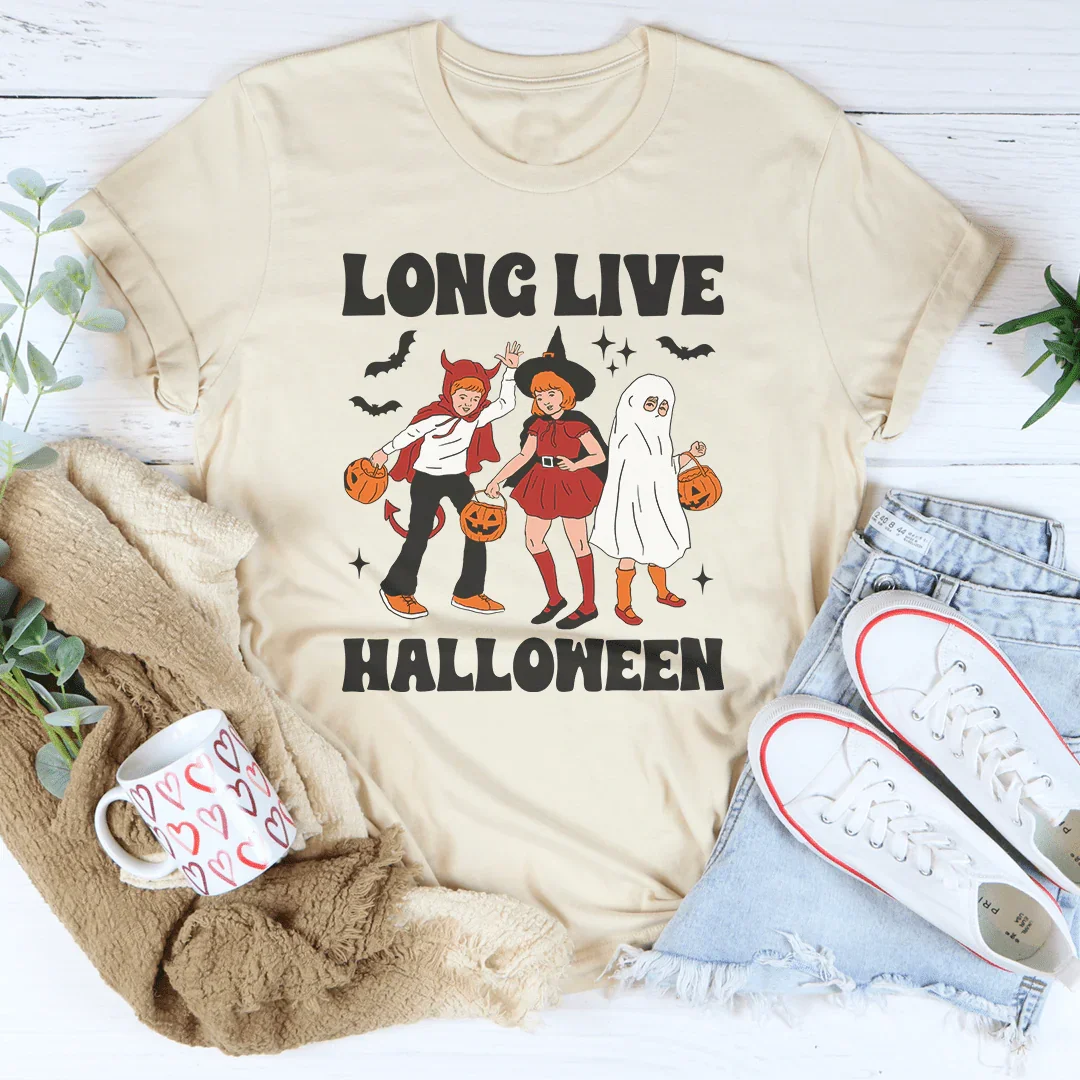 Long Live Halloween Tee Peachy Sunday