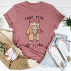 Long Time No Sleep Tee Peachy Sunday