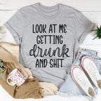 Look At Me Getting Drunk Tee Peachy Sunday