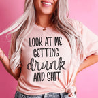 Look At Me Getting Drunk Tee Peachy Sunday
