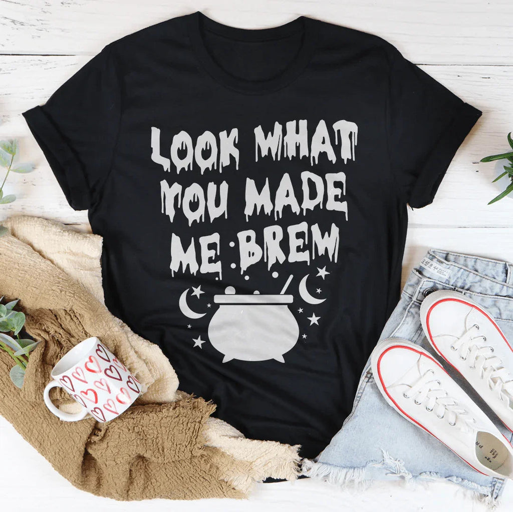 Look What You Made Me Brew Tee Peachy Sunday