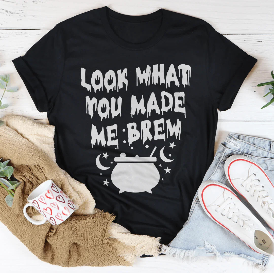 Look What You Made Me Brew Tee Peachy Sunday