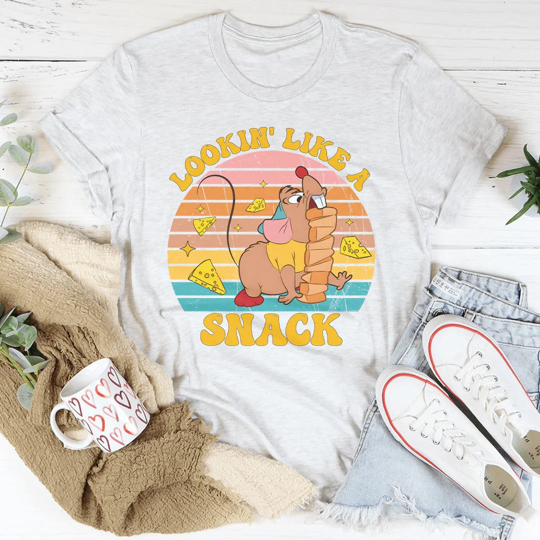 Lookin Like A Snack Tee Peachy Sunday
