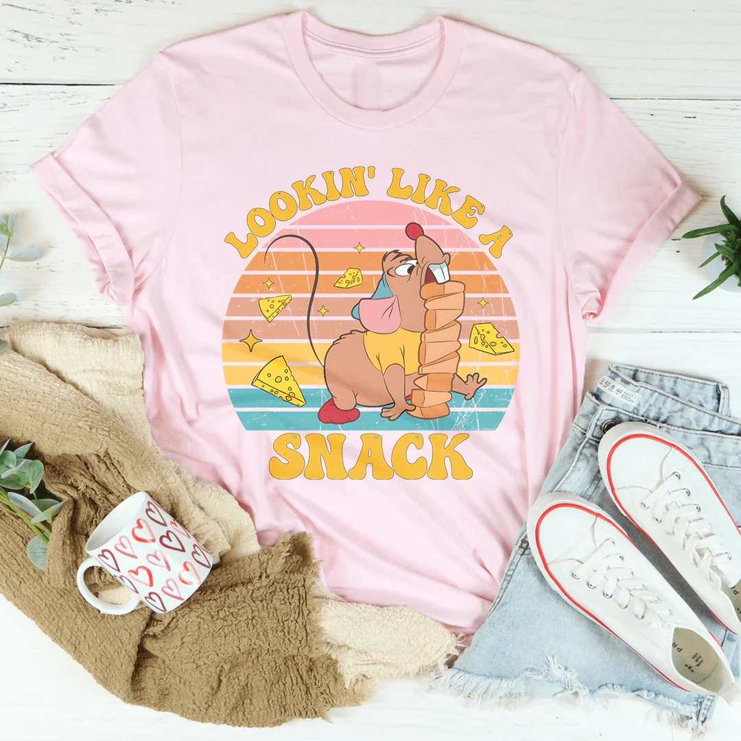 Lookin Like A Snack Tee Peachy Sunday