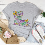 Louisiana Mardi Gras Tee Peachy Sunday