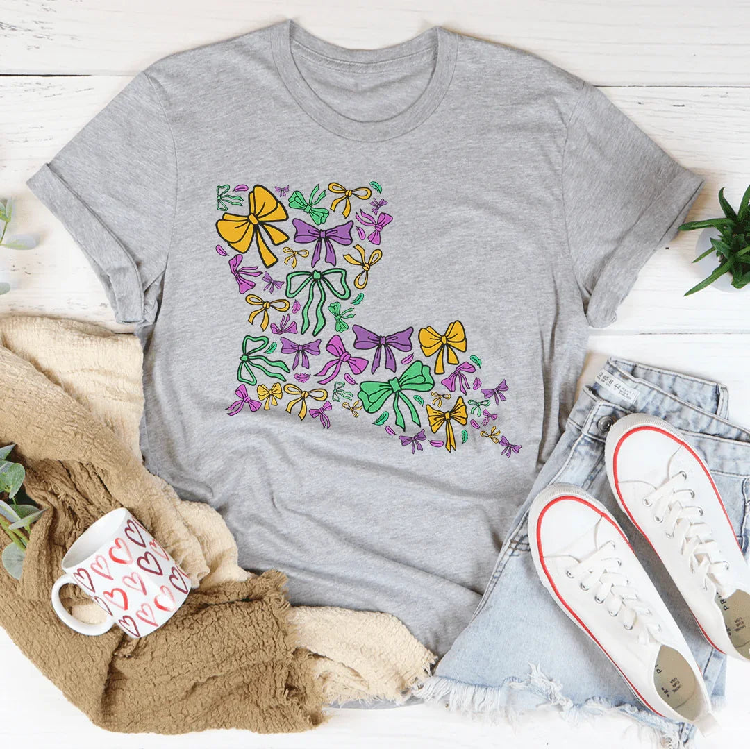 Louisiana Mardi Gras Tee Peachy Sunday