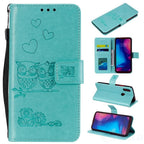 Love Couple Leather Case For iPhone 12 11 Pro  mini Phone Flip Wallet Soft Cover Shockproof Floral Cute Modern Leather Wallet Phone Case For iPhone