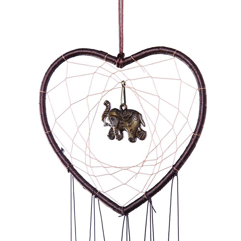 Love Shape Wind Chimes Metal Tube Bell Wind-chimes Decor Hanging Ornaments Dream-catcher Home Garden Decor Hanging Ornaments Craft Gifts For Mom Birthday Celebration Stevvex