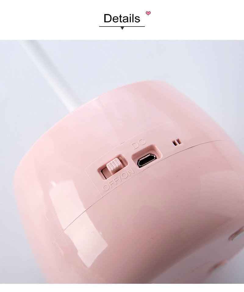 Lovely 3 Levels Dimmer Reading Table Lamp Pen Case Base Student LED Desk Lamp Girls Charge Bedside Lamp for Bedroom Studyroom Cute Study Lamps for Bedroom Décor Stevvex