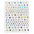 Lovely Stars Geometry 3D Nails Art Sticker Gold Silver Rose gold Ornaments self-Adhesive Sliders Manicure Accessories Decoration for Women Girls Art Stickers Decal Decoration Metallic Curve Strip Line Nail Stevvex